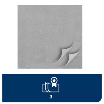 TORK Soft Dinner Advanced Anthracite 3-Ply Dinner Napkins 39 x 39.5 cm, 100 pcs (509401)