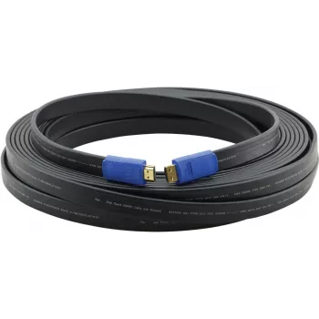 Câble HDMI haut débit avec Ethernet Kramer C-HM/HM/FLAT/ETH-50, plat, 15,2 m, noir 97-01014050