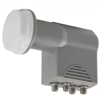 LNB Quad AXING SCO411 (SCO00411) - LNB universel 4 sorties pour réception satellite