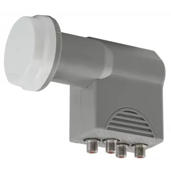 LNB Quad AXING SCO411 (SCO00411) - LNB universel 4 sorties pour réception satellite