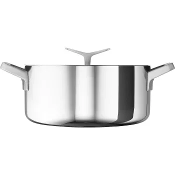Electrolux E9KLSA11 Casserole avec couvercle, 3 L, ronde, chrome