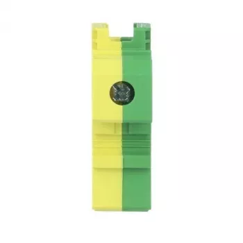 Borne de terre ABB Smissline TP 35 mm², borne à vis, vert/jaune 2CCA183387R0001