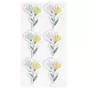 Autocollants en papier fleurs 3D Artoz, 6 pièces, autocollants, motifs floraux assortis pour loisirs créatifs, scrapbooking, création de cartes, décoration, multicolore, finition mate 185600-222