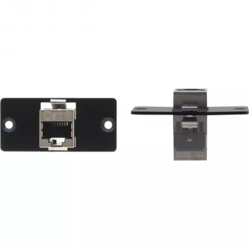 Insert de plaque murale RJ-45 Kramer W-45 - noir 80-00026799