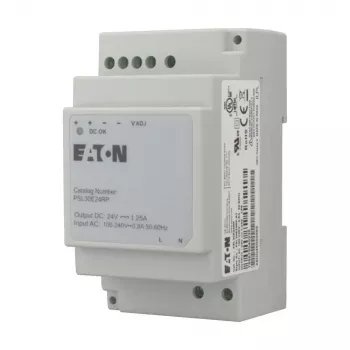 Alimentation monophasée Eaton PSL30E24RP 30 W 24 V DC pour rail DIN EP-401403