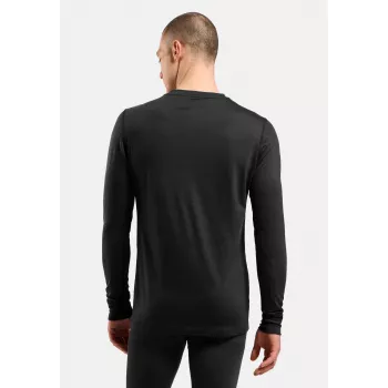 Sous-couche Odlo Merino 200 BL Top Crew Neck LS - noir - XXL