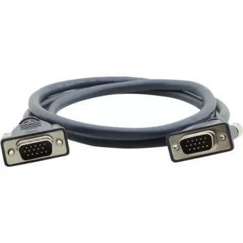 Câble VGA Kramer C-MGM/MGM-6, HD-15 mâle vers HD-15 mâle, 1,8 m, surmoulé, noir 92-7201006