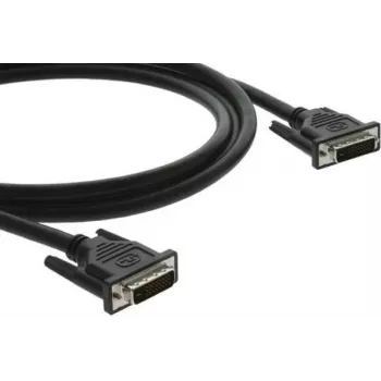 Câble DVI-D Dual Link Kramer C-DM/DM-6, 1,8 m, moulé, noir 94-0101006