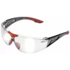 Lunettes de protection Honeywell AIDC 1035641 verres clairs, monture rouge
