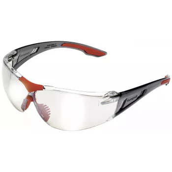 Lunettes de protection Honeywell AIDC 1035641 verres clairs, monture rouge