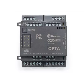 Module d'extension Arduino Pro Opta Ext D1608E, 16 entrées de tension programmables, 8 relais électromécaniques 250 V AC 6 A (AFX00005)