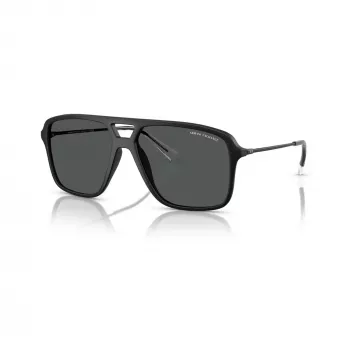 Lunettes de soleil homme Armani Exchange AX4150SU, monture noire, verres gris, 59/15/145 mm AX4150SU80588