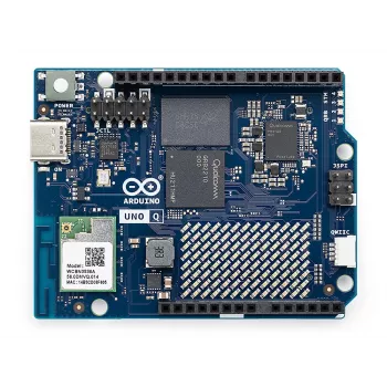 Arduino Uno Q ABX00162 Carte de développement, 2 Go / 16 Go eMMC, 4 x 2,0 GHz