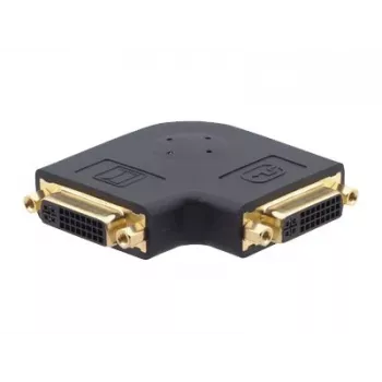 Kramer AD-DF/DF/RA-FLAT Adaptateur coupleur plat coudé DVI-I femelle vers DVI-I femelle 99-9595211