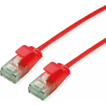 ROLINE RM UTP Patch Cable Cat.6A/Class EA SLIM Red 2m 21.45.3415