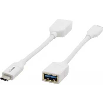 Kramer Electronics ADC-USB31/CAE Câble USB 3.2 Gen 1, USB-C vers USB-A, blanc, 0,91 m 99-97210005