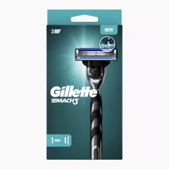 Rasoir manuel Gillette Mach3 pour hommes avec 1 cartouche 8001090442819