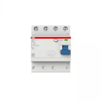 ABB FX204A-25/0.03 interrupteur différentiel 4P 25A 30mA type A 230/400V AC 2CSF204165R1250