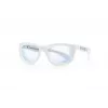 Lunettes de filtre lumière bleue pour enfants SHADEZ Blue Light White Teeny, 7-16 ans