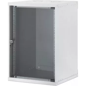 Intellinet armoire réseau murale 19 pouces, Basic Line, 15 U, profondeur 560 mm, gris (RAL 9005) 716789