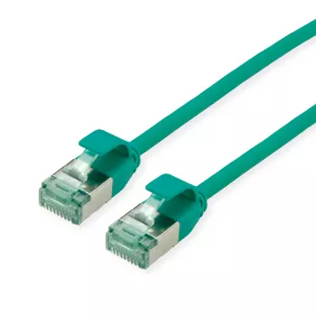 Câble patch ROLINE RM U/FTP Cat.6A/Class EA Slim vert 1,5 m - FTP 21.45.3334