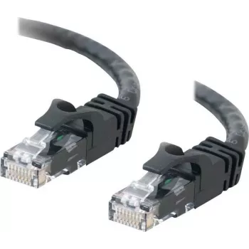 Cables2Go 0.5m Cat6 UTP Ethernet Patch Cable, Black, Snagless, PVC Jacket 83405