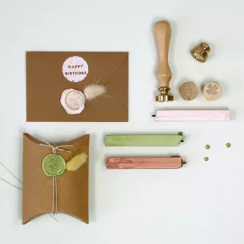 ARTOZ bâtons de cire à cacheter vert clair 2 pièces (137605-44)