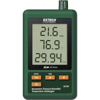 Enregistreur de données de température, d'humidité et de pression barométrique Extech SD700 avec carte SD