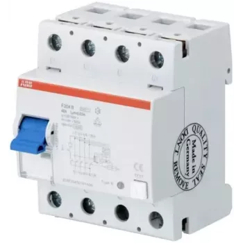 Disjoncteur différentiel (RCCB) ABB F204B+ 63 A 30 mA 4 pôles type B+ 2CSF204701R1630