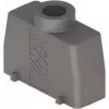 Capot haut type T ILME TMAV24.32, taille 104.27, 4 vis, 1x entrée droite M32, gris