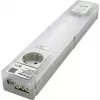 Finder luminaire LED pour armoire électrique avec prise Schuko, 6W, 1000lm, 4000K, blanc/transparent, 360mm 7L.55.8.230.4200