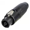 Neutrik NLT8FXX-BAG connecteur speakON femelle pour câble 8 pôles, noir