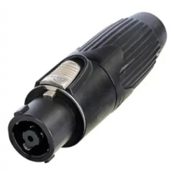 Neutrik NLT8FXX-BAG connecteur speakON femelle pour câble 8 pôles, noir