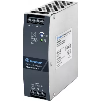 Finder 78.W1.1.230.2402 alimentation rail DIN 24V DC 5A 120W 1 sortie