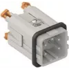 Insert mâle ILME CKSHM04 SQUICH 4P+PE 10A 400V contacts argent taille 21.21