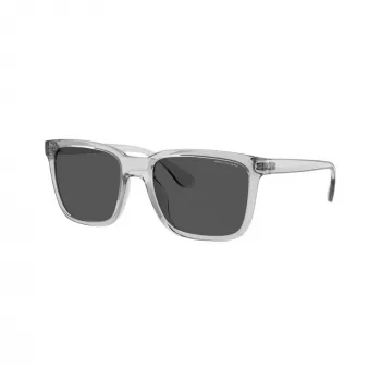 Lunettes de soleil homme rectangulaires Armani Exchange AX4112SU82398 noir/gris 55-19-145