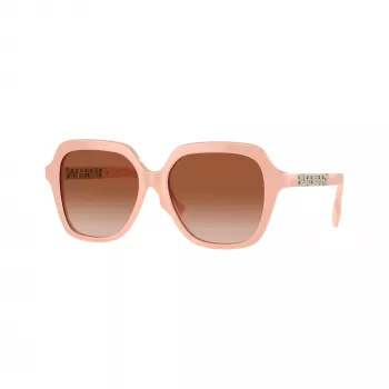 Lunettes de soleil femme Burberry BE4389-406113, monture havane foncé, verres dégradé brun, 55/16/140 mm