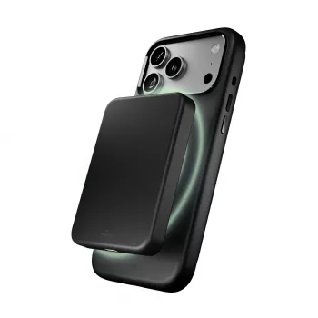 Coque magnétique PURO Icon pour Apple iPhone 17 Pro Max, noire, compatible MagSafe