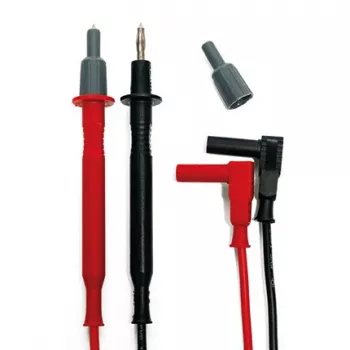 HT Instruments 4413-2 Cordons de mesure de sécurité, 2 m, CAT IV 1000V, 10 A, rouge/noir 1003090