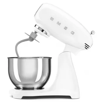 Robot pâtissier Smeg SMF05WHEU 50's Style, blanc