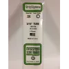 Tube en polystyrène Evergreen 226 4,8 mm x 350 mm, 4 pièces