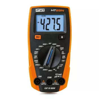 Multimètre numérique HT Instruments HT25N, CAT III 600 V, 2000 points 1010170