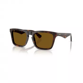 Lunettes de soleil homme Burberry BE4434-300283, monture havane foncé, verres dégradés bruns, 57/20/145 mm