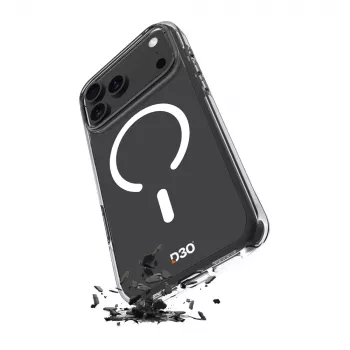 Étui PURO Impact Clear D3O Bio pour Apple iPhone 17 Pro, compatible MagSafe, transparent (PUIPC17P63IMPCLD3OTR)