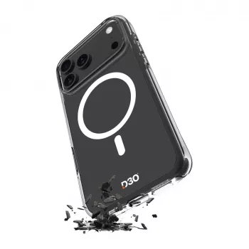 Coque transparente PURO pour Apple iPhone 17 Pro Max avec MagSafe - blanc