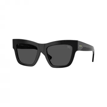 Lunettes de soleil femme Burberry BE4449F300187, cat eye, monture noire, verres gris, 53/19/140 mm