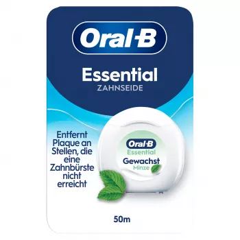 Fil dentaire Oral-B Essential Floss ciré menthe 50 m 8006530045797