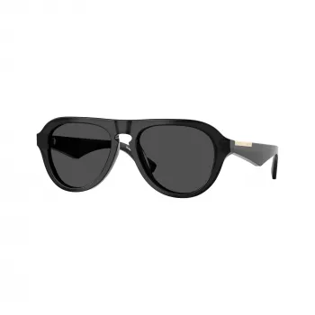 Lunettes de soleil carrées Burberry homme BE4437U, havane/gris foncé, 55 mm BE4437U411287