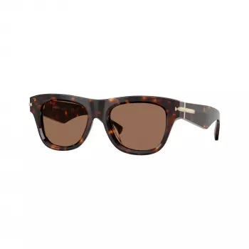 Lunettes de soleil Burberry homme BE4438U300273, monture havane, verres dégradé marron, 53/19/145 mm