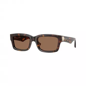 Lunettes de soleil œil de chat Burberry BE4443-300273 femme, monture havane, verres dégradé marron, 55 mm